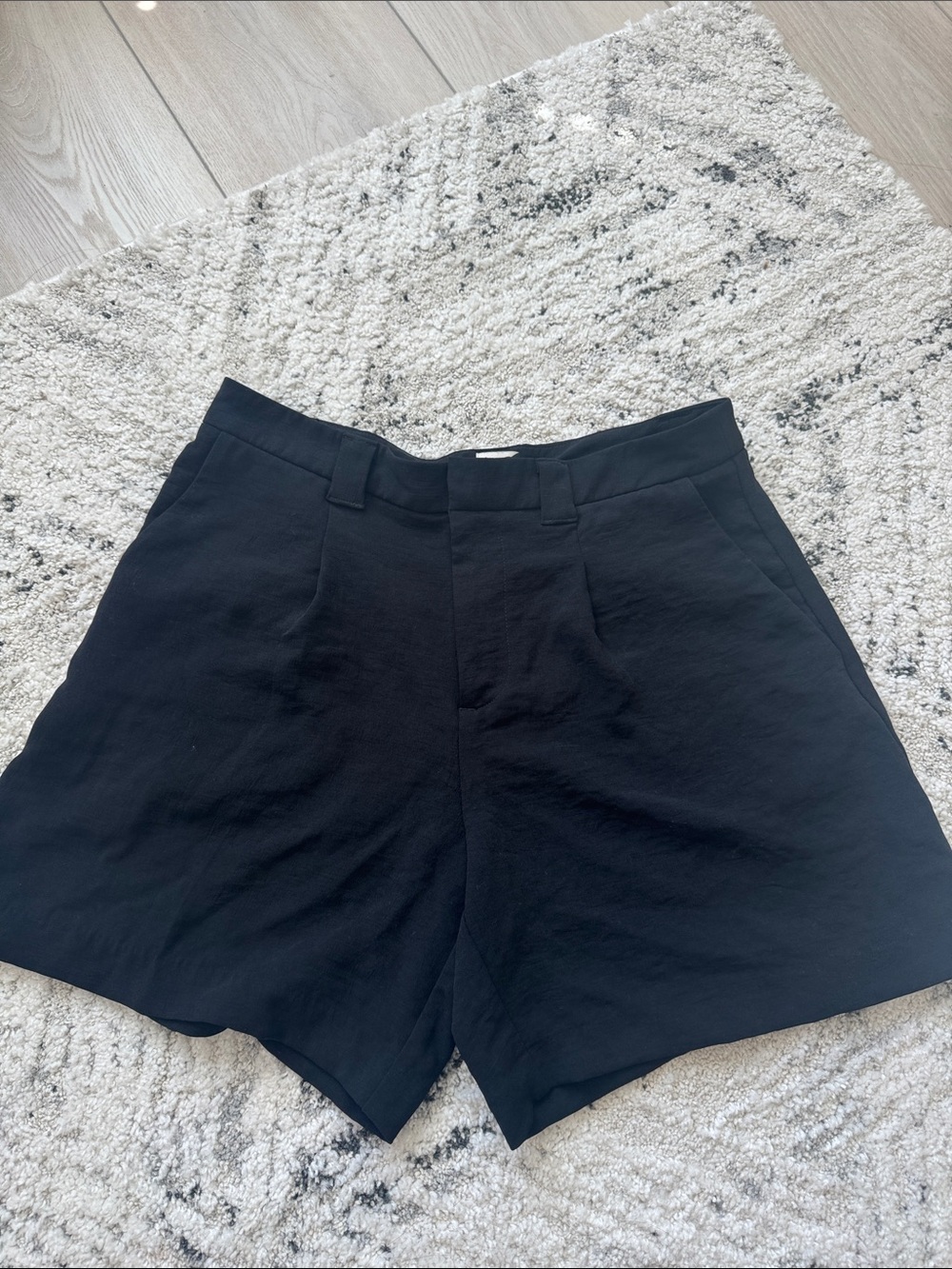 Women’s Black Tailored Shorts
